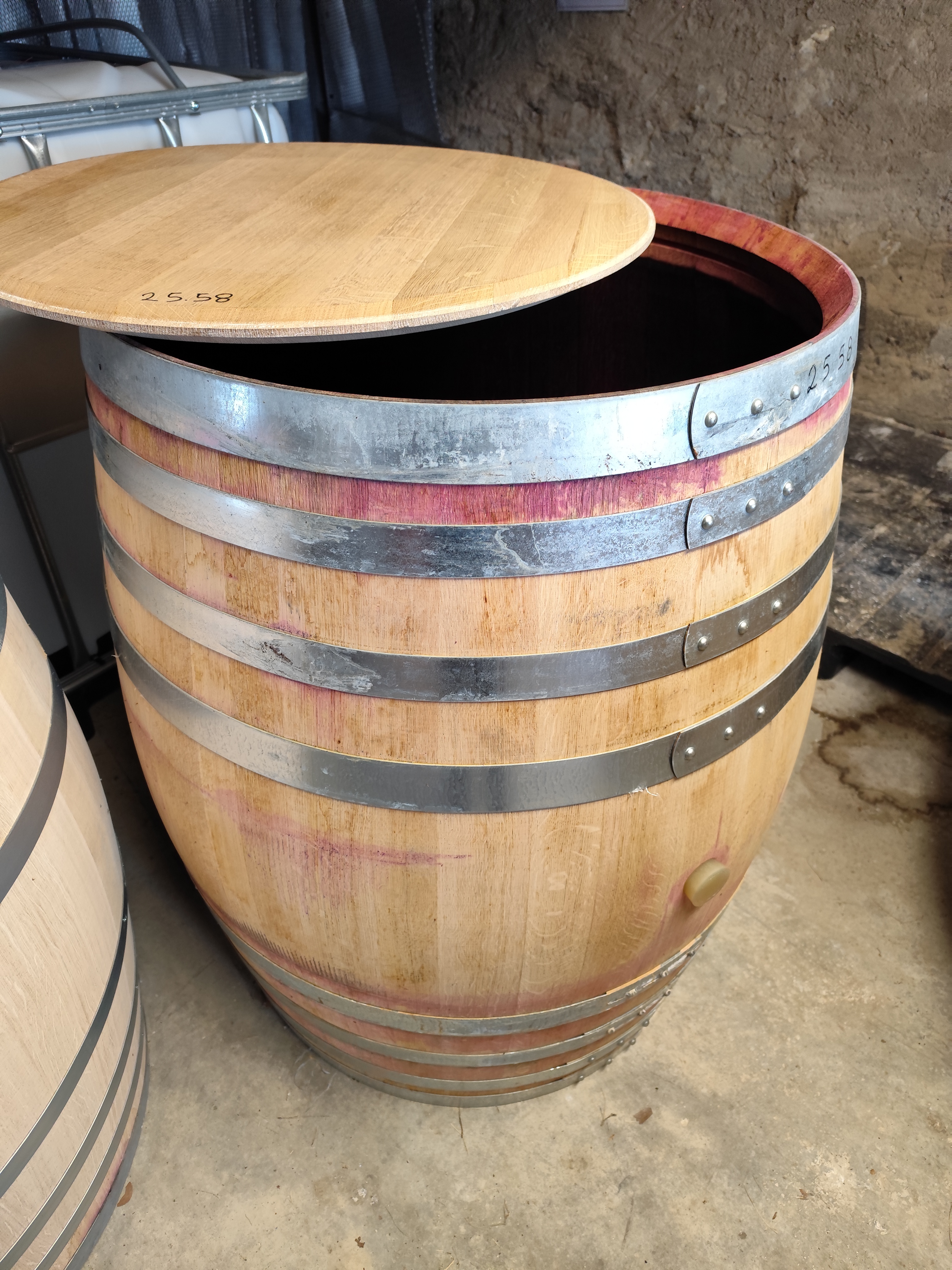 Domaine Lafage - Détail refermeture de fond